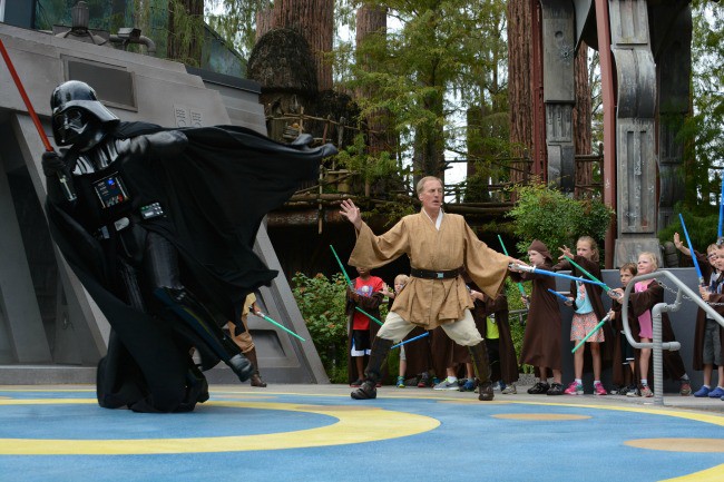 Our first Jedi Training Academy experience 