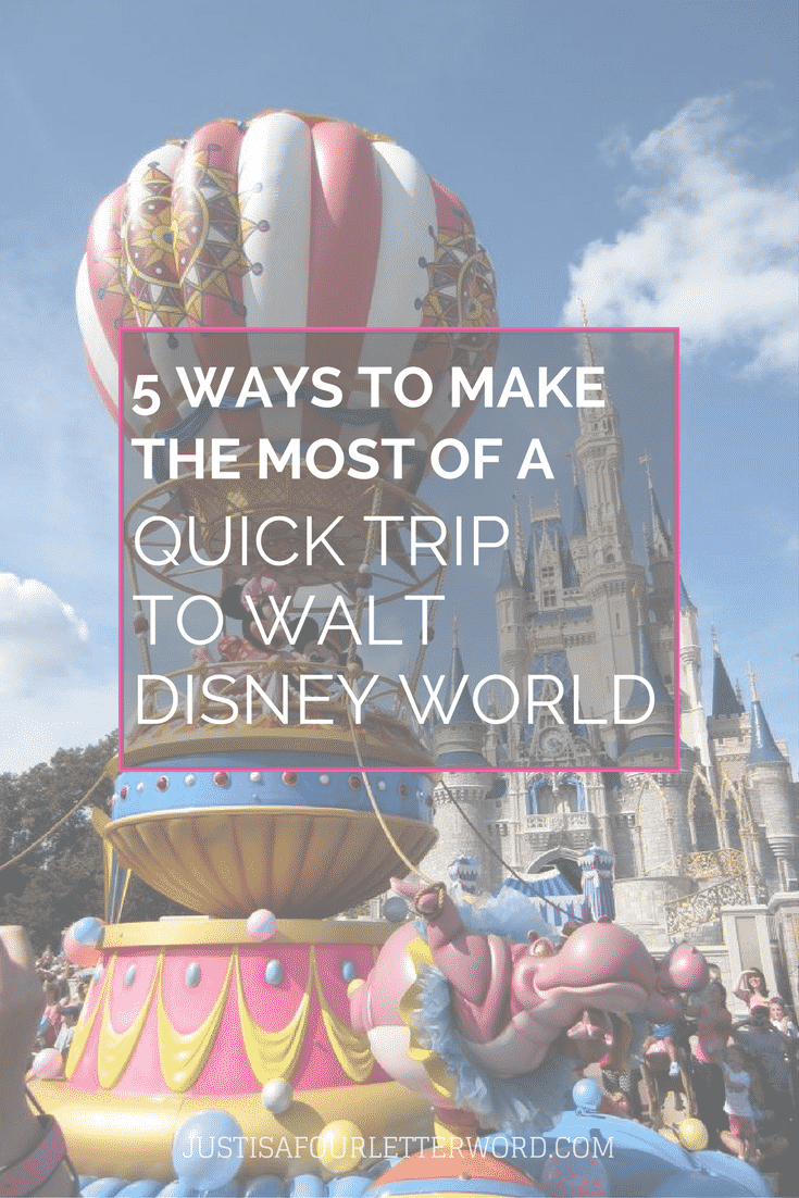 Long Disney vacations can be hard to come by for many. The good news is you can still have a great time on a quick trip to Walt Disney World. Here's how!