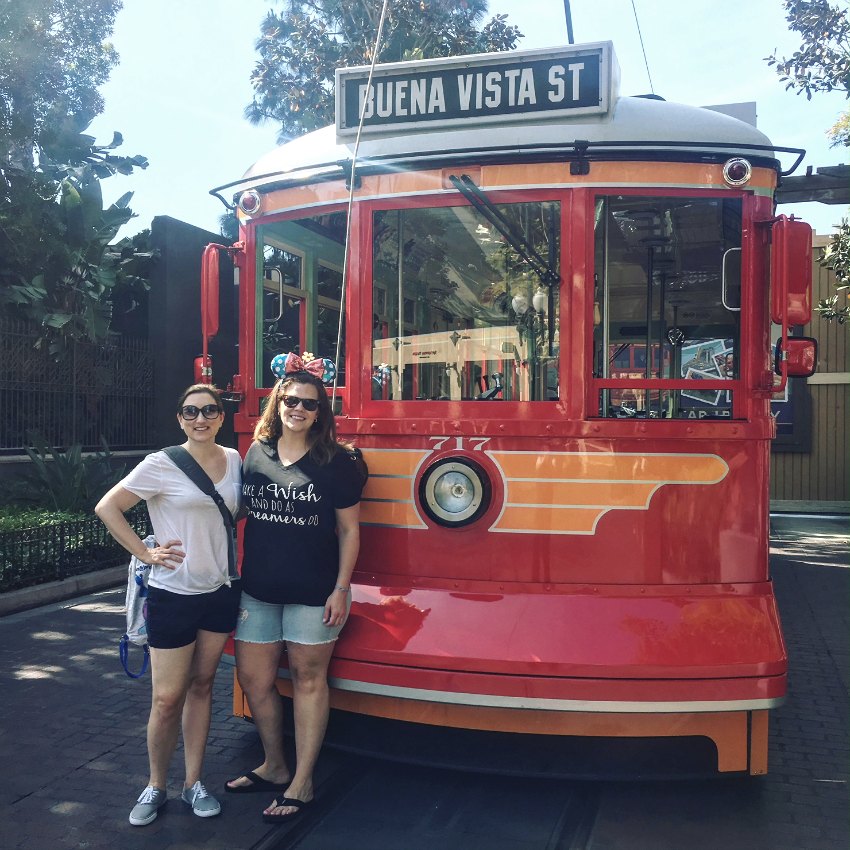 Friends at Disney California Adventure Trolley