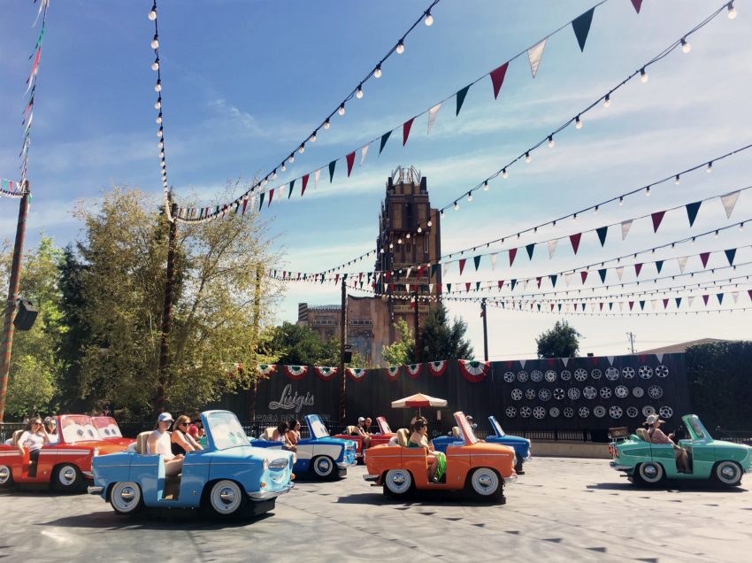 Luigis Rollickin Roadsters Disney California Adventure