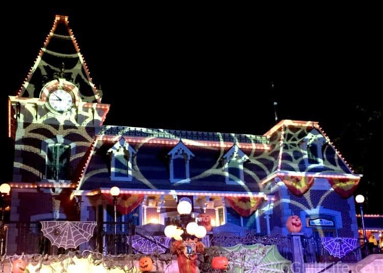 Disneyland Halloween Building Projections