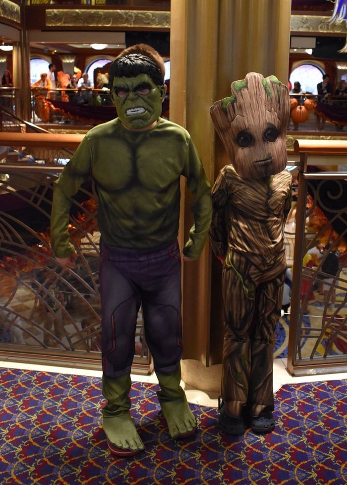 Disney Halloween costumes on Disney Cruise