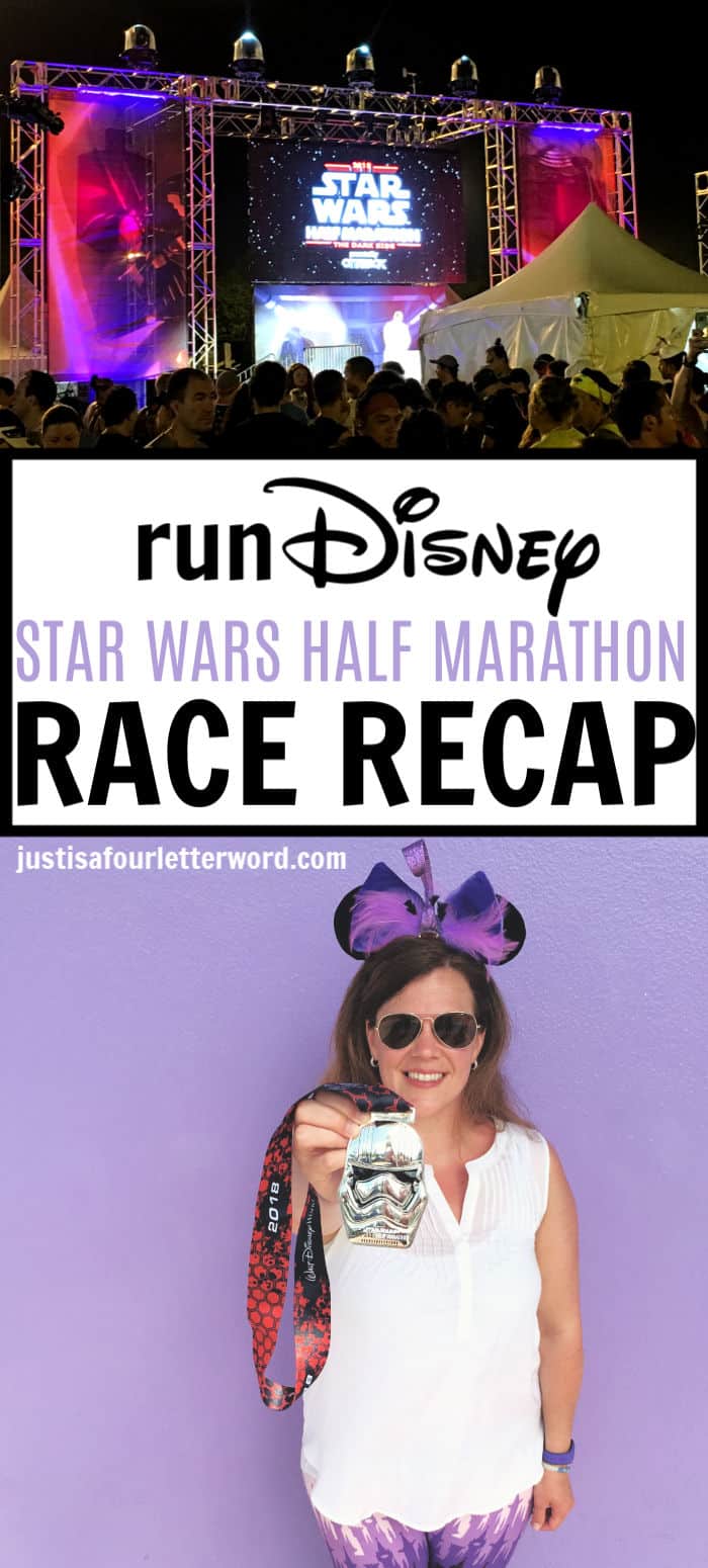runDisney star wars half marathon race recap