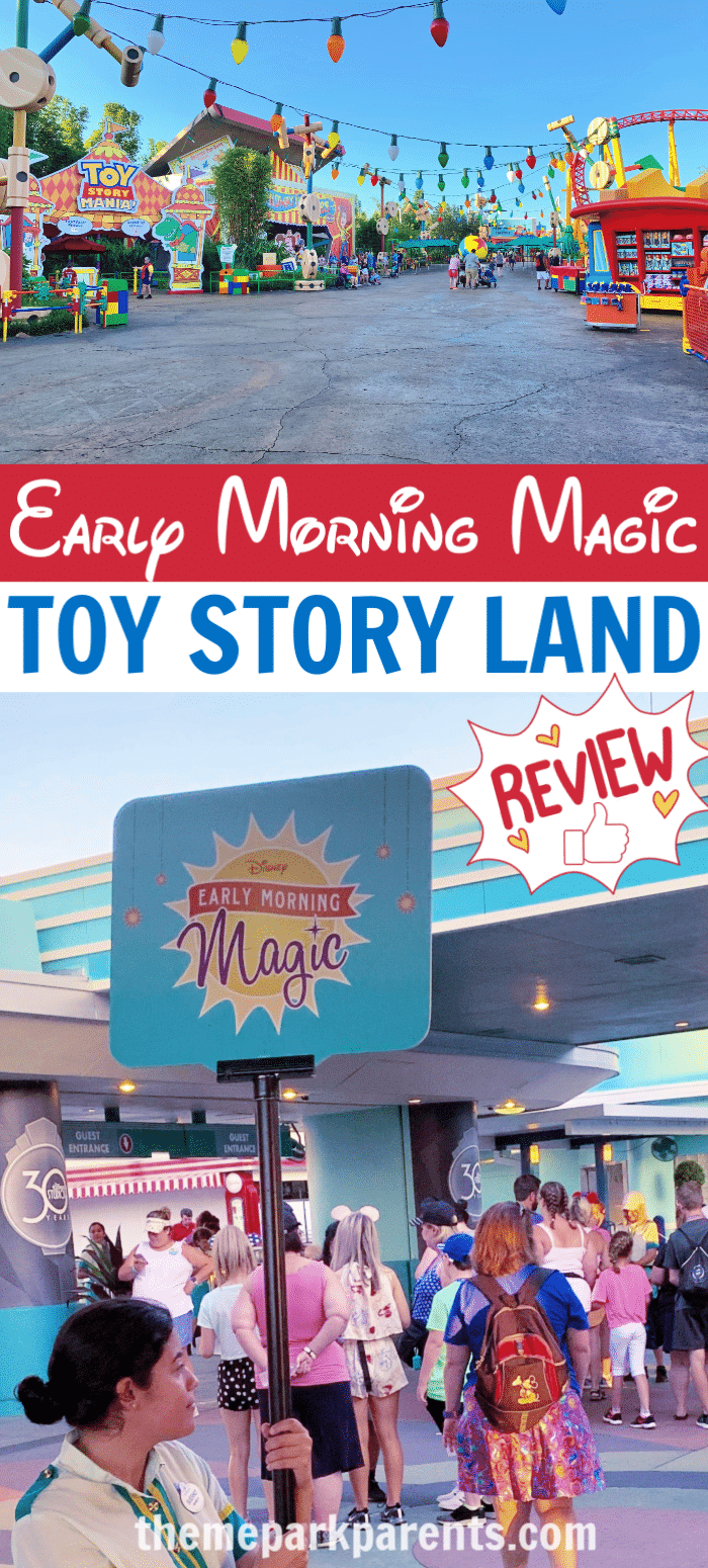 Early Morning Magic at Toy Story Land Review 